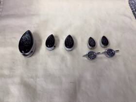 50s Boy Jlm92cb7 Custom 1950 Teardrop Laminated Dash Knobs And Shifting Knob