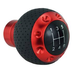 Abfer 709615873343 Leather Shift Knob 5 Speed Gear Shifter Knobs Ball Stick Shifting Lever For M