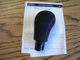 Acdelco Gm Original Equipment 24267674 Nos 2014-2015 Camaro Z28 Genuine Oem Factory Suede Shift Knob Silver Stitch