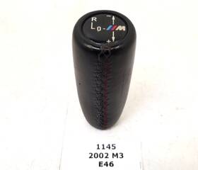 Aftermarket Products 25162282210 For 01-03 Bmw E46 M3 Smg Transmission Gear Shifter Knob Leather Black