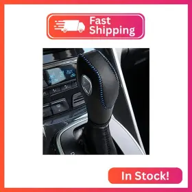 Al202371 Aicars Leather Gear Shift Knob Cover Compatible With Ford Focus Escape Fusion
