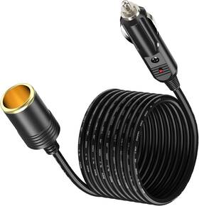 Amacam Am-ca6 12v/24v Car Charger Extension-heavy Duty Ca6 Heavy Extension 19.68ft 1