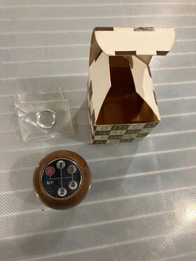 Amco 0227-3 Walnut Cloisonn Knob Gear Shifter Volvo Early Porsche Vw