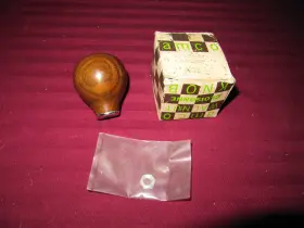8232 Amco Nos Volkswagen Vw Beetle Ghia 7mm Walnut Shift Knob 1962 1967