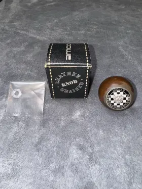 8326-16 Amco 8327-16 Vintage Jaguar Wood Shift Knob With Receipt From 1973