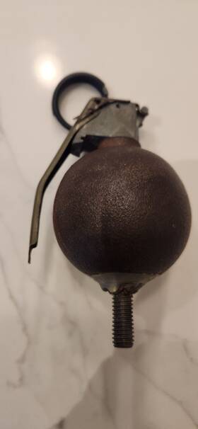 American Shifter Company 28129 Custom Authentic Hand Grenade Shift Knob Handcrafted Limited Edition Hot Rod