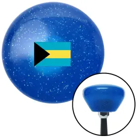 M16x1.5 American Shifter Company 308239 The Bahamas Blue Retro Metal Flake Shift Knob With Insert Auto