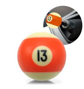 American Shifter Company 96057 Billiard Pool Ball Custom Shift Knob With Machined Steel 16mm X 1.5in Insert
