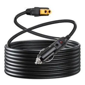 Am-dyt02 Anina 12v Xt60 Car Charging Cable Cigarette Lighter For Bluetti Eb55 Black