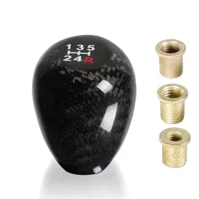 Sfn117-5 Annx Sfn117-5/6 Universal 5/6 Speed Carbon Fiber Gear Shift Knob Manual Mt Racing Jdm Shifter Sfn117-5 Annx Sfn117-5/6 Universal 5/6 Speed Carbon Fiber Gear Shift Knob Manual Mt Racing Jdm Shifter