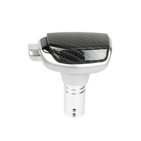 Sfn167 Annx Jdm Pu Leather Metal Automatic Car Gear Stick Shift Knob Shifter Push Button