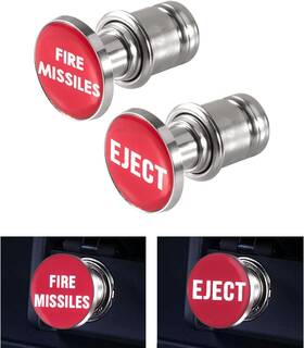 Aokin Z20068 Eject Button And Fire Missiles Car Cigarette