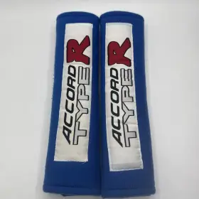 Apc 081134167364 Blue Shoulder Pad Car Seat Belt Cover Cushion Harness Fits Honda