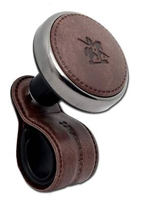 Aprofamily Ws-rc1867 Leather Power Knob Blacksuit Can Be Mounted On All Models Vehicle Handle Sp