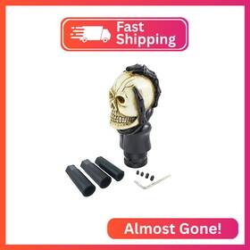 Arenbel Acn313-bl313a Skull Shifter Knobs Car Racing Gear Lever Stick Skeleton Shift Handle Fi