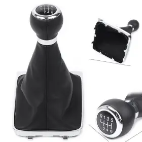 Astore 770000302922 Car 6 Speed Gear Shift Knob Boot Cover Stick Gaiter For Passat B6 1pc