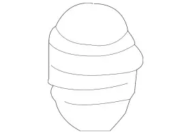 4f0-919-070 Audi Genuine Knob