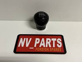 Audi 8d0711141bc Oem B5 A4 5mt Onyx Black Leather Shift Knob