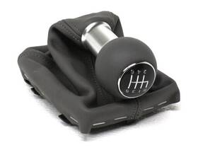 Audi 8e0-863-278-de-1ya Oem S4 Gray Leather Transmission Shift Knob