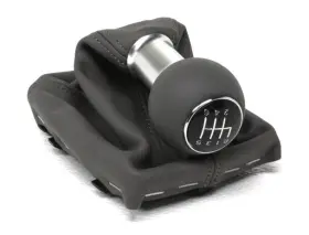 8e0-863-278-de-1ya Audi Oem S4 Gray Leather Transmission Shift Knob
