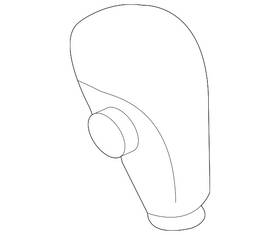 Audi 8k1-713-139-a-tah Genuine Automatic Transmission Shift Lever Knob