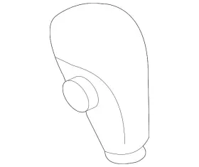 8k1-713-139-r-aof Audi Genuine Automatic Transmission Shift Lever Knob