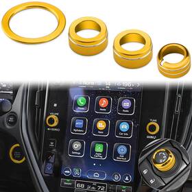 Auovo Au-sci5758g Volume Knob Cover Fit For Subaru Crosstrek Impreza Accessories 2024 2025 25
