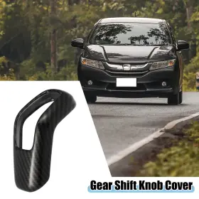 Automall Tech 723115915303 Car Interior Gear Shift Knob Cover For Land Rover Defender 90 110 20-22 Black
