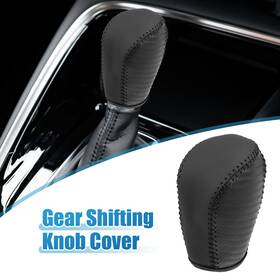 Automall Tech 726215279009 Car Gear Shifting Knob Cover Lever Trim For Honda Civic 10th Gen 2016-2021 Black