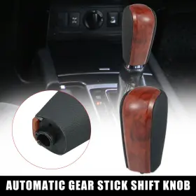 Automall Tech 743151772494 Car Auto Gear Stick Shift For Toyota Land Cruiser Wood Grain Red Brown Short