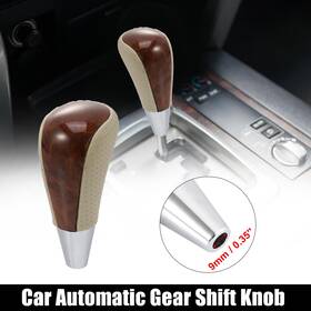 Automall Tech 746453092710 Auto Automatic Gear Stick Shift Knob For Toyota Rav4 Camry Corolla Beige Brown