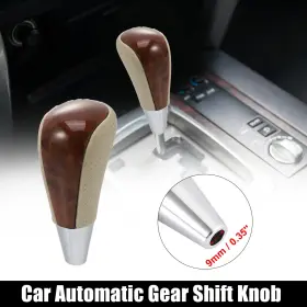Automall Tech 746453092710 Auto Automatic Gear Stick Shift Knob For Toyota Rav4 Camry Corolla Beige Brown