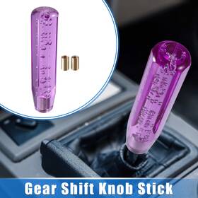 Automall Tech 786527423873 Gear Shift Knob Stick 20cm Faux Crystal Universal For Vehicle Acrylic Purple