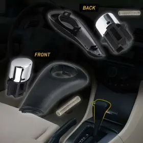 Xpd-sbg-59841 Auxito For Honda Accord 2006 2004 2005 Shifter Handle Button Knob Side Plate Waterproof