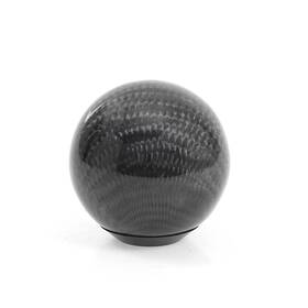 Batu Sfn031-us Real Carbon Fiber Round Ball Shape Car Gear Shift Knob Shifter Lever Universal
