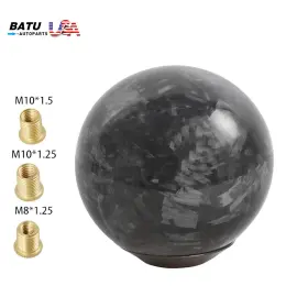 Sfn096-us Batu Forged Carbon Fiber Car Gear Shift Knob Ball Shape Shifter Head Lever 3 Adapter Sfn096-us Batu Forged Carbon Fiber Car Gear Shift Knob Ball Shape Shifter Head Lever 3 Adapter