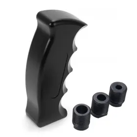 Sfn231 Batu Universal Slotted Pistol Grip Handle Manual Mt Gear Stick Shift Knob Aluminum