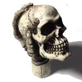 Bawdypartz Sh022-m10-1.5 M10-1.25 Skull In Hand Shift Knob Hot Rat Street Rod Goth Punk Made Usa #22