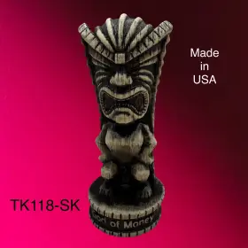 Tk118-3 Bawdypartz Tk118-3/8x24 Custom Tiki Shift Knob God Of Money Hot Rat Street Rod #118 Made In Usa 3/8x24