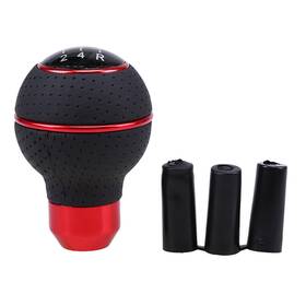 Bcsmmcar 929131155789 Car Manual Leather Gear Stick Shift Knob Shifter Lever Head 5 Speed Accessories
