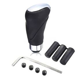 Bcsmmcar Bfg022 Leather Automatic Auto Car Gear Stick Shift Knob Shifter Lever Cover Accessories
