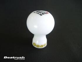 Beatrush A91212w-gd For Duracon White Shift Knob - Subaru 6spd Mt