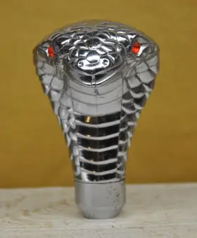 36718-1 Bell Vintage 1976 Cobra Snake Head Shifter Knob Gear Shift