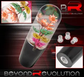 Sk-071-150-743-s8 Beyond Revolution 150mm Flower Muli-color Shift Knob 5-speed 5psd M8 M10 M12 Adapter Set For Ford