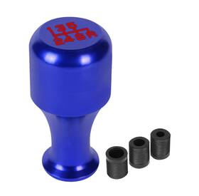 Bezt Shkn-022 Blue Cylindrical Wine Cup Style 6-speed Aluminum Shift Knob With Thread Adapter