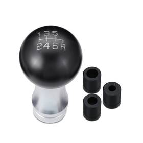 Bezt Shkn-037 2-piece Ball Teardrop Aluminum 6-speed Manual Shift Knob Thread Adapters