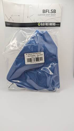 Bfi 5234-8e-303 B6 / B7 Audi A4 S4 Rs4 Manual Shift Boot - Blue Alcantara Stitch