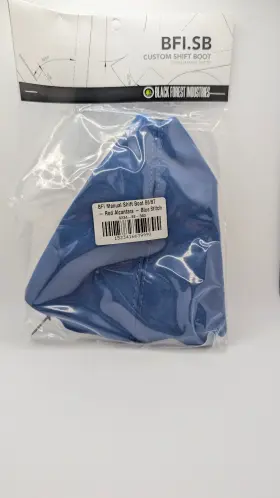 5234-8e-303 Bfi B6 / B7 Audi A4 S4 Rs4 Manual Shift Boot - Blue Alcantara Stitch
