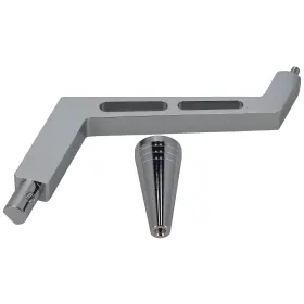 Jkt8fg Bfo Shifter Arm For Chevy Gmc Truck Tahoe 1995-1998 Polished Billet Aluminum Silver