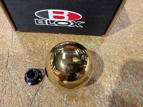 Blox Bxac-00225-gd Racing 490 Weighted Spherical Shift Knob 12x1.50 Gold - Bxac-00240-gd
